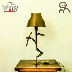 ezgif.com-gif-maker.gif 3D file IVY[s] - Bedside Lamp・3D printable model to download