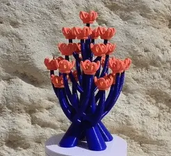 VIDEO-ARBRE-A-FLEURS.gif STL file FLOWER TREE・3D printable design to download