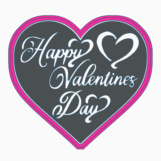 Download STL file HEART 6 VALENTINE'S DAY / COOKIE CUTTER • 3D print