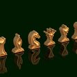 Piezas-Ajedrez.gif Strategic Elegance - Complete 3D Chess Collection