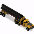 5873b166-0ed7-4c52-8412-c67033cef6c9.gif Yellow Zil Pipe Truck with Movements