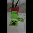 Minecraft-Creeper-Pen-Holder-3d-printer-toolbox.gif Minecraft Creeper Pencil Case- 3d Printer Toolbox