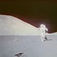 giphy.gif Suporte Alexa Echo Pop Astronauta Sentado na Lua SEM SUPORTES