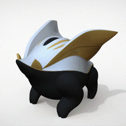 untitled.200.gif STL file Warp Trotter piggy banks and figurines・3D print design to download