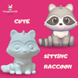 Cod442-Cute-Sitting-Raccoon.gif Cute Sitting Raccoon