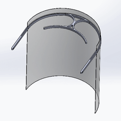 careta.gif Archivo STL gratis Protector facial, face shield covid-19・Diseño de impresión 3D para descargar, Marolce19