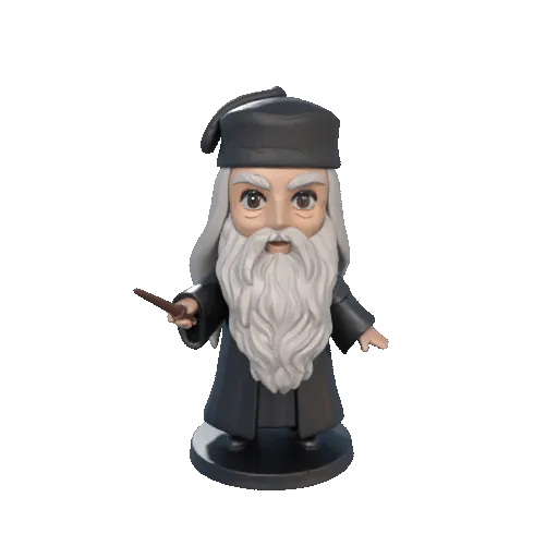 1cdfc7f62fcaf0d3f3e62efbb12f3dfb.gif Albus Dumbledore - harry potter chibi figure 3d model