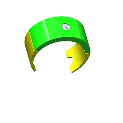 Retractable-bracelet-d70.gif Archivo STL gratis Pulsera retráctil D70・Diseño de impresora 3D para descargar