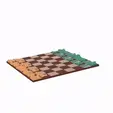 animation.gif Unorthodox  Wall Chess Set