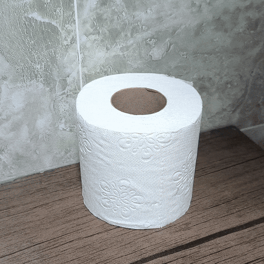 Sheep Toilet Paper Holder - 3D model önizlemesi