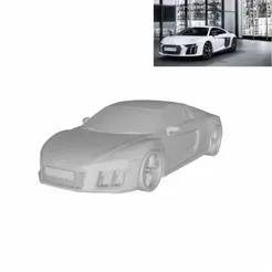 Diseño-sin-título-1.gif STL file Audi R8 V10 Plus・3D printing template to download