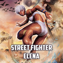 eLENA.gif STL file Street Fighter Elena・3D printing model to download