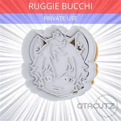 Ruggie_Bucchi~PRIVATE_USE_CULTS3D_OTACUTZ.gif Ruggie Bucchi Cookie Cutter / Twisted-Wonderland