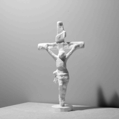 anim_jesus_300.gif Download STL file Jesus lowpoly • 3D printing template, 3d-fabric-jean-pierre