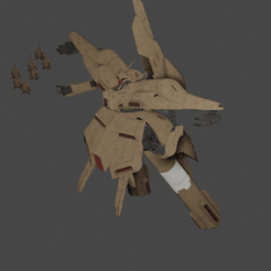 AlphaA.gif 3D file α Azieru [CHARS COUNTER ATTACK]・Model to download and 3D print