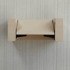 beige-square.gif 3D-Datei Noch ein Schnellwechsel-Toilettenpapierrollenhalter・3D-druckbare Vorlage zum herunterladen