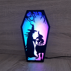 ezgif.com-optimize.gif Fichier STL Lampe LED cercueil Halloween・Design pour impression 3D à télécharger