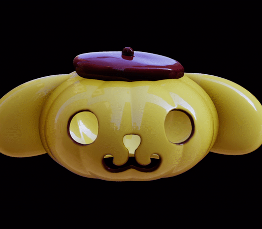 pompompurin Jack o lantern pumpkin