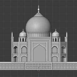 ezgif.com-gif-maker.gif Download OBJ file Taj Mahal - Highly Detailed • Object to 3D print, cgiverse2k25