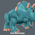 Cute-Triceratops.gif Cute Triceratops (Easy print and Easy Assembly)