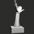 turntable080.gif Half Faced Female Bust