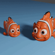 Nemo-and-Marlin.gif Nemo and Marlin Flexi Articulated fish wiggle pet
