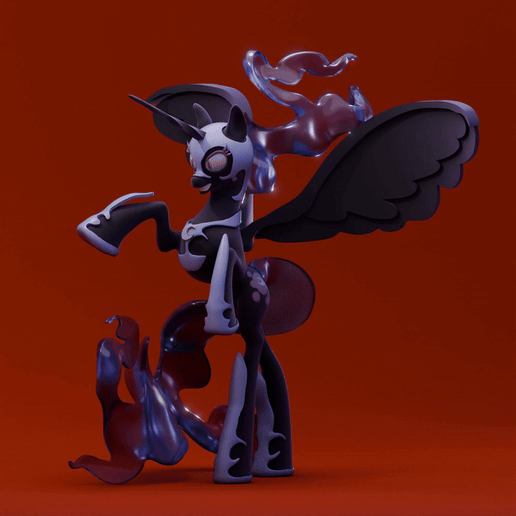 🌙 MLP-Nightmare Moon・ STL File for 3D printing・Cults