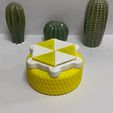 Gif-Bowl.gif STL file Bowl with open-close mechanism (Print-in-place)・Template to download and 3D print