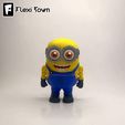 Flexi-Town-Bob-the-Minion,-G3.mp4 Flexi Bob the Minion, Minions Collection, Articulated fidget figure, 3mf included