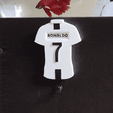 RONALDO Double Name Ronaldo Jersey Keychain Holder