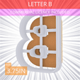 Letter_B~3.75in.gif Letter B Cookie Cutter 3.75in / 9.5cm