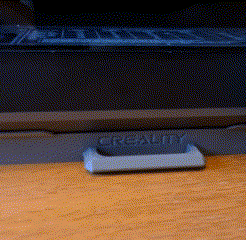 K1-Tool-Drawer.gif Almost Hidden Creality K1 Max Tool Drawer Tray Easy Print No Supports