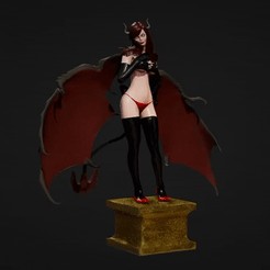 1396A6C4-A5EC-4A20-BAC0-082465E53680.gif Download file Succubus - World of Witchcraft & Wizardry • Object to 3D print, lazybear3d