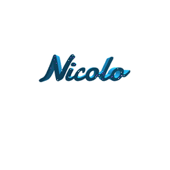 Nicolo.gif STL file Nicolo・Model to download and 3D print