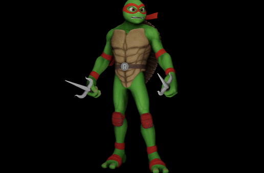 STL file TMNT Raphael 🥷 (OBJ)・3D print design to download・Cults