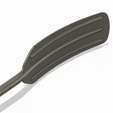 paddle_v14_gif.gif A real paddle blade for a rowing oar boat for 3d print cnc
