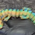 Dragon-GIF.gif Stitched/Knitted Articulated Dragon Fidget Toy Model!