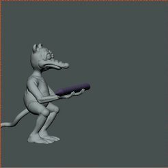 rat_anim_500.gif STL-Datei Rat porte crayon・3D-druckbare Vorlage zum herunterladen