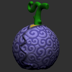 gif.gif STL file One Piece - Munch Munch Devil's fruit・Model to download and 3D print
