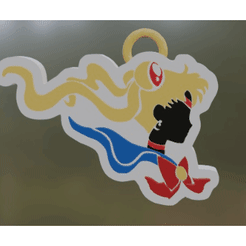 20220828_191334.gif STL file Sailor Moon keychain・Model to download and 3D print, Cxcprint3d