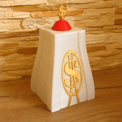 My-Video.gif STL file Scrooge McDuck (Money Bin Piggy Bank・3D print design to download