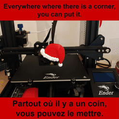 Un coin, un emplacement.gif Decoration Christmas hat to put on any corner