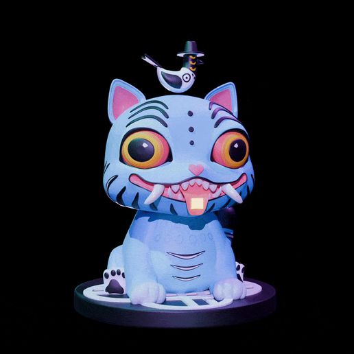 🐅 kpop Demon Hunters Derpy Tiger | Alcancía・Archivo STL para Impresión ...