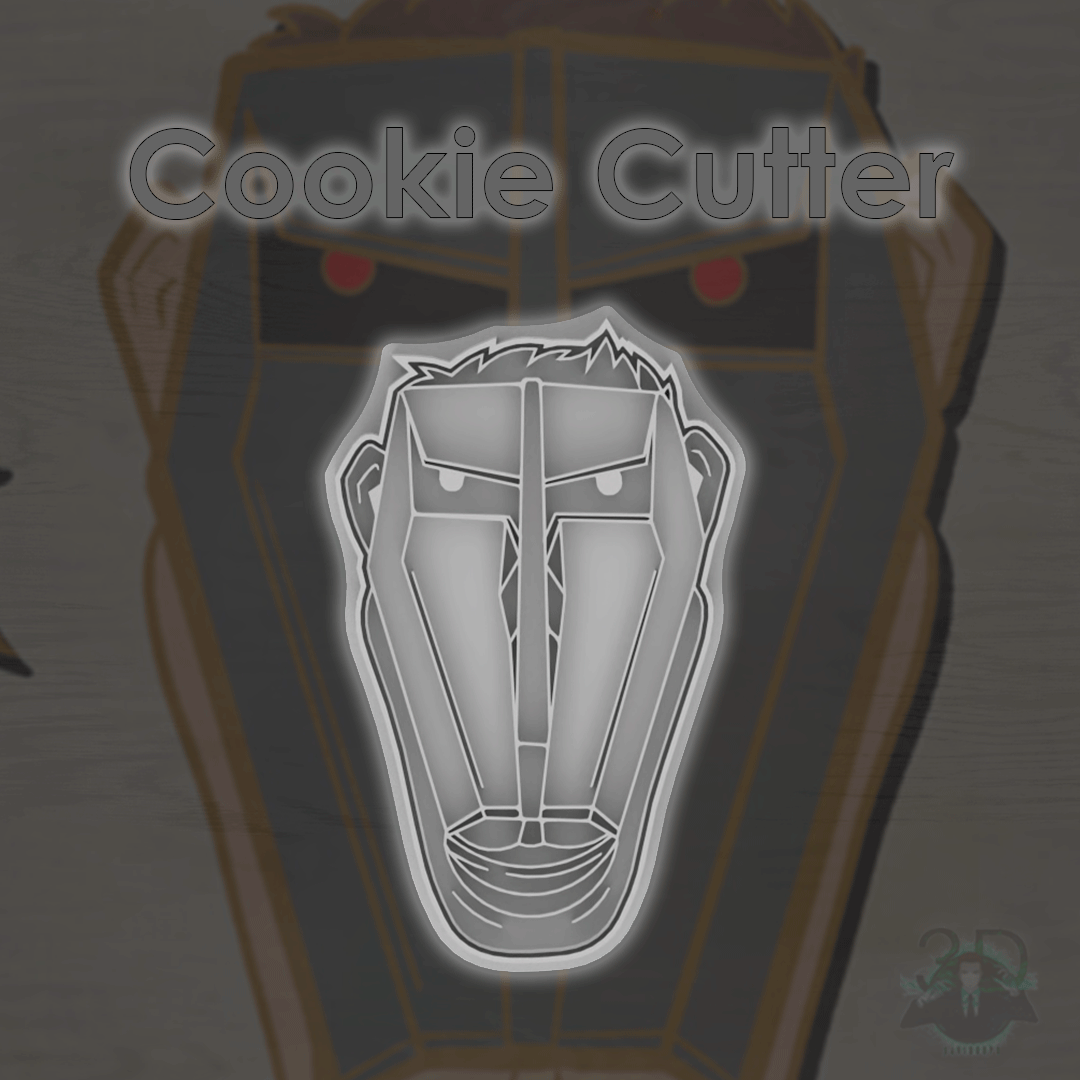 Download STL file CART TITAN (PIECK) COOKIE CUTTER / SHINGEKY NO KYOJIN