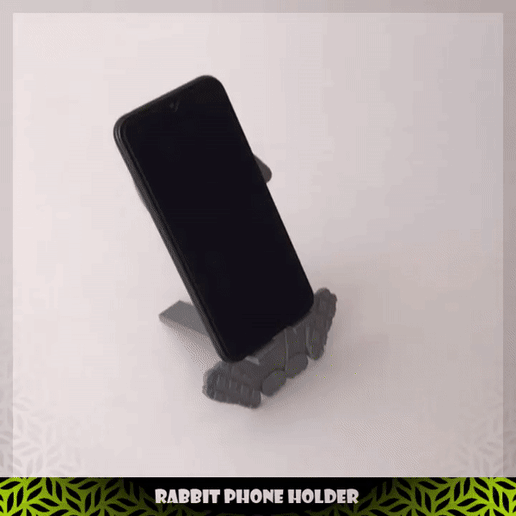 Rabbit Phone Holder 3D model