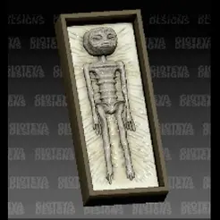 GIF.gif STL file Mummy of Nazca Peru・3D print object to download