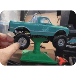20221230_130225.gif 1:24 Scale RC Crawler Stand With & without 608 Bearing