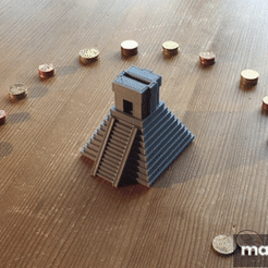 hmmgpK.gif Free STL file Moneybox $ pyramid design・3D printing model to download