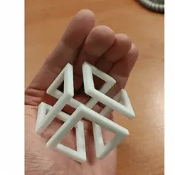 Infinity-cube.gif Free STL file Infinity cube・3D printing idea to download