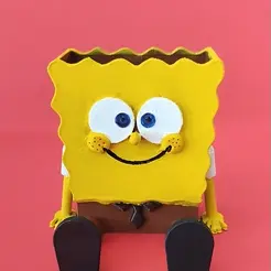 Sponge-Bob-1.gif Sponge Bob Square Pants Pen Holder